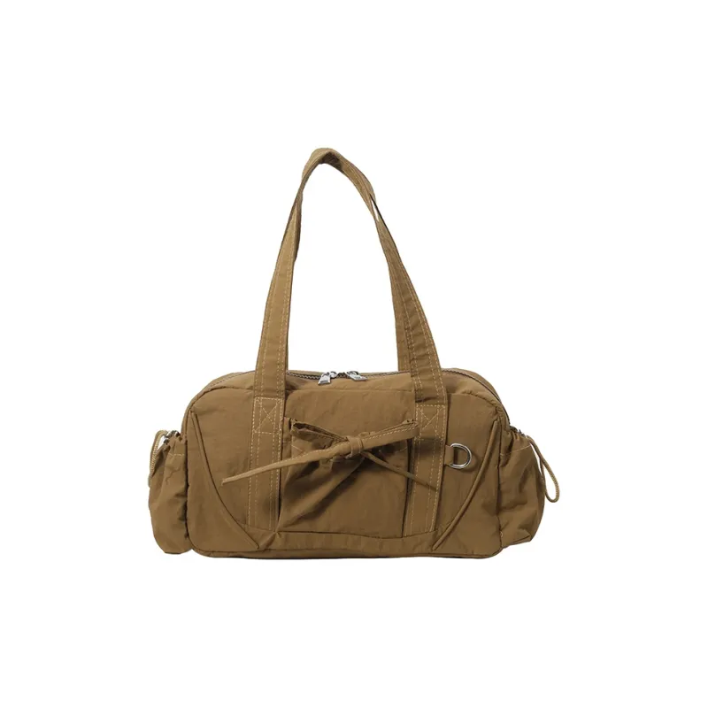 Single Warehouse Nylon Shoulder Bag Women's White/Green/Gray/Khaki/Black-12