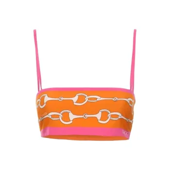 GUCCI Lido SS24 Crop Tops Women's Multicolor
