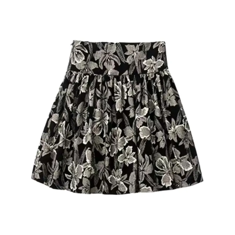DEAR DEER PUFF Casual Short Skirts Women's Multicolor-0