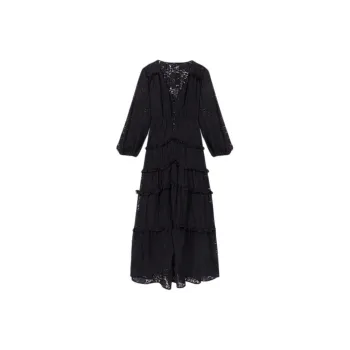 Maje Lace Maxi Dress