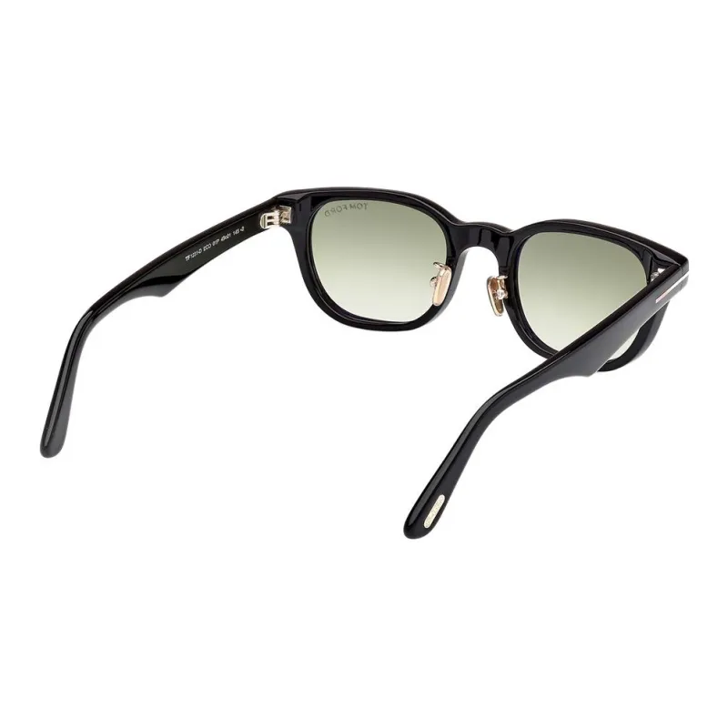 TF Plate Frame Irregular Shape Sunglasses Unisex Black-5