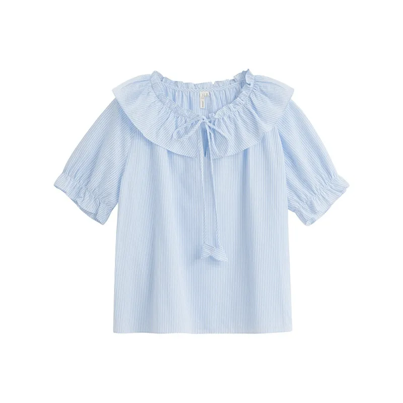 Inman Shirts Women's Powder Blue-0