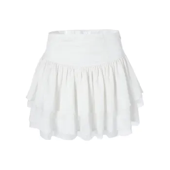 NOT YOUR ROSE FW24 Sasha Skirt Casual Short Skirts Women's Ivory/Ivory
