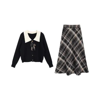 SNZX Two Piece Skirt Sets Women's