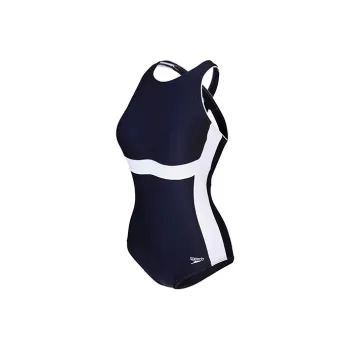 Speedo One-Piece Swimsuits Women's Dark Blue/White