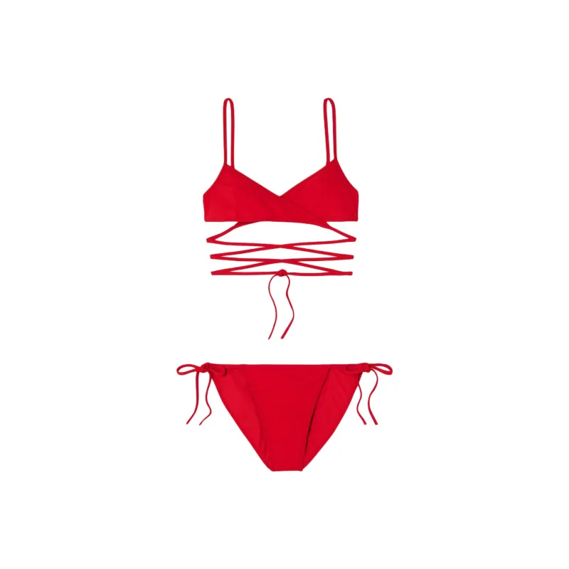 Balenciaga Wrap Bikini Set-0