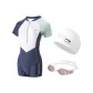 808 Swimming Cap+508 Swim Goggles Three-Piece Set