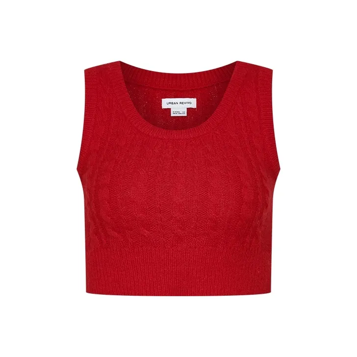 URBAN REVIVO Knitwear Women's Red-0