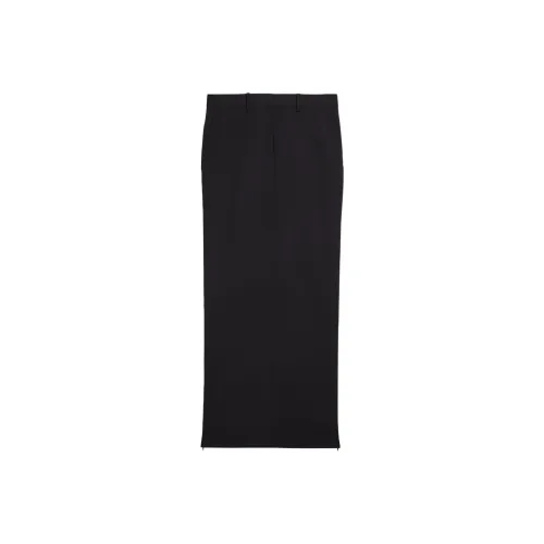 Helmut Lang FW24 Casual Long Skirt Women's Black