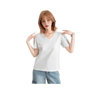 FAWENXIANGZI Puff Sleeve T Shirt Women's