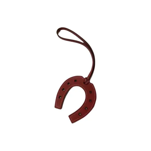 HERMES Pendant Bag Accessory Unisex Red