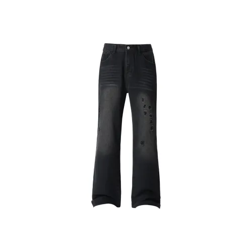 Jeans Cargo Kaki à Taille