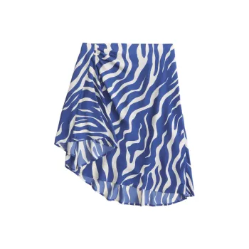 Abercrombie＆Fitch Casual Short Skirts Women's Blue Pattern