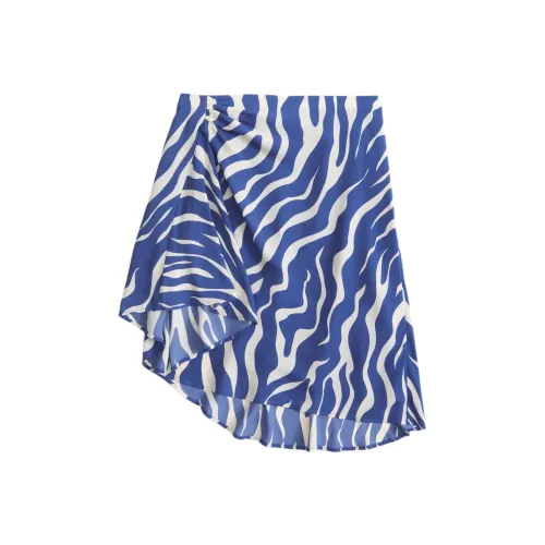 Abercrombie＆Fitch Casual Short Skirts Women's Blue Pattern