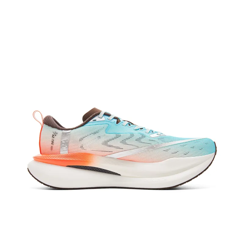 PEAK Cushioning Rebound Abrasion Resistant Slip Resistant Low Top Running Shoes Men's Colorful Blue Orange-1