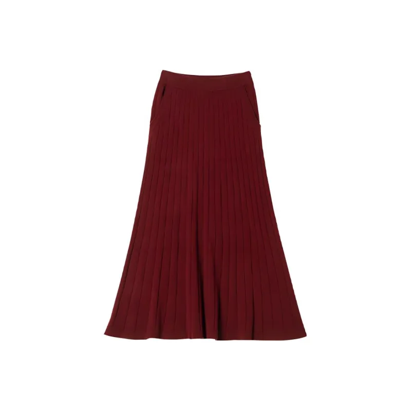 SNOWFORTE Casual Long Skirts Women's-0