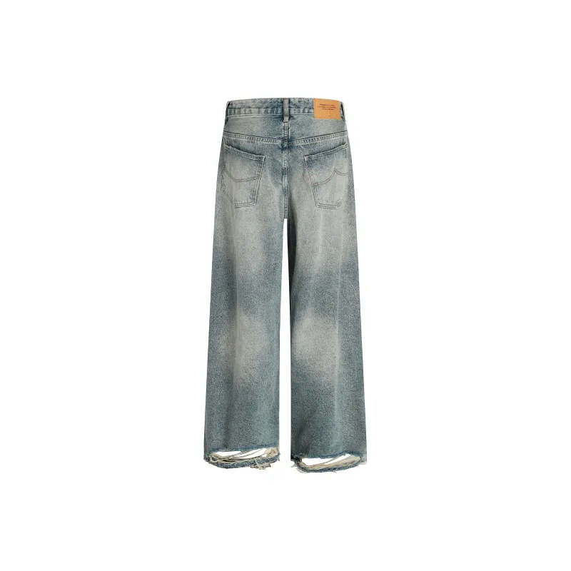 GBXM Jeans Unisex Washed Blue-2