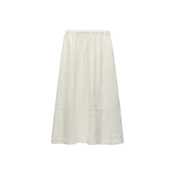 ZARA Casual Long Skirts Women's White