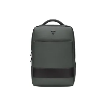 SEPTWOLVES Synthetic Leather Backpack Men's Gray