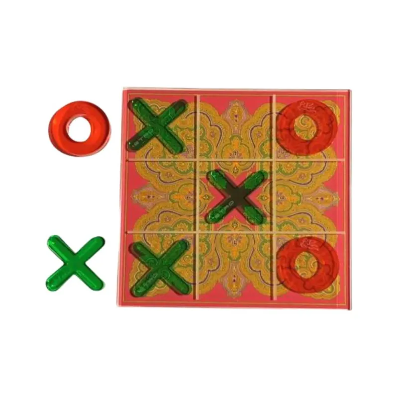 ETRO Mandala Tic Tac Toe Game Board Games-1