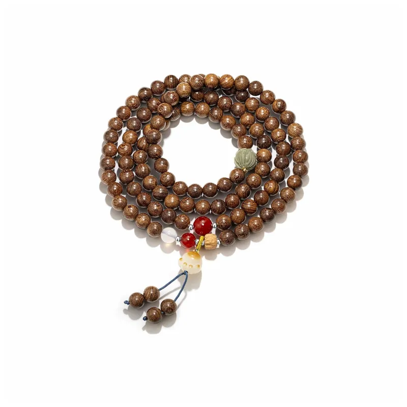GUMUJIANG Golden Sandalwood Bracelets Unisex-5