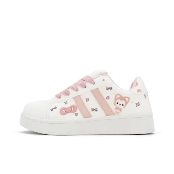 ALI THE FOX Adidas Design Shell Toe Puffy Shoes Anti Slip Wear Resistant Low Top Skateboard Shoes Women's