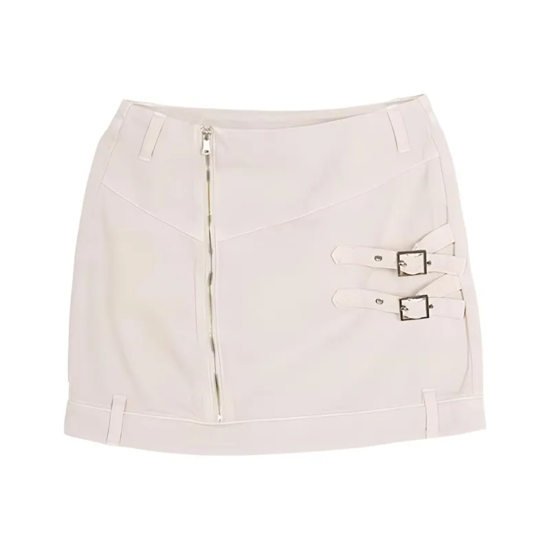 A21 Denim Short Skirts Women's Khaki-0