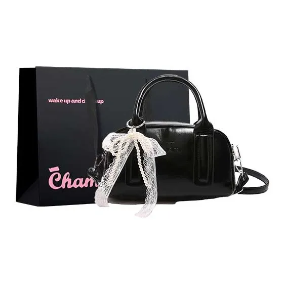 Champion Cub PU Boston Bag, Shoulder Bag, Crossbody Bag, Handbag Women's Multicolor-15