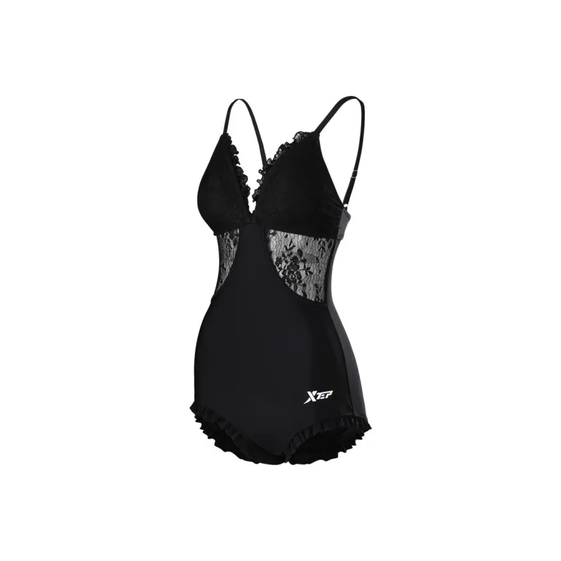 XTEP One Piece Swimsuit Women's Black-0