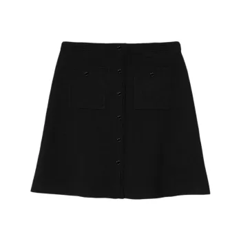 Sandro Knitted Mini Skirt