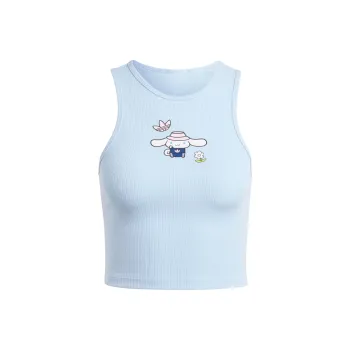 Adidas Originals x Hello Kitty/ Cinnamoroll Tank Top Sport Vests Women's Pink Blue
