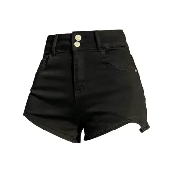 Concubine Zhu Denim Shorts Women's Black