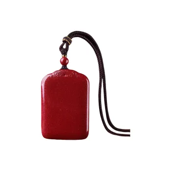 ZHIZUO Natural Cinnabar Pendants Unisex