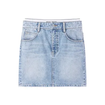 Miss Sixty Denim Short Skirts Women's Light Blue