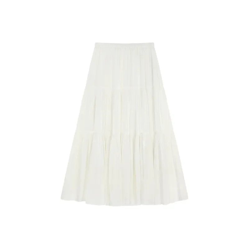 THE SEA LIFE Casual Long Skirt Women's Ice Cream-0