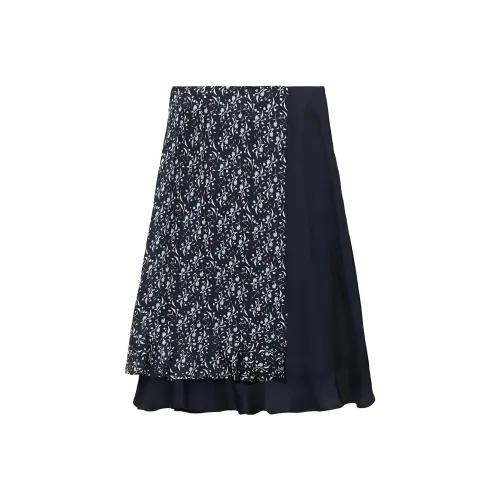 A BATHING APE Casual Short Skirts Women's Dark Blue