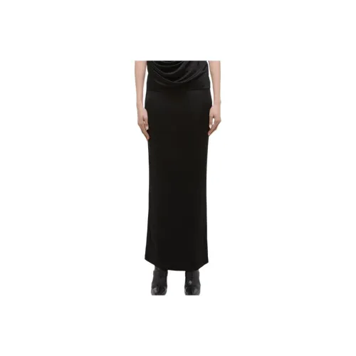 Helmut Lang SS24 Casual Long Skirt Women's Black