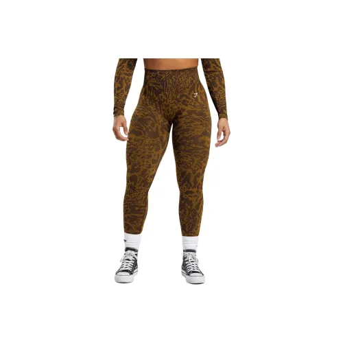 GYMSHARK ADAPT SAFARI Athletic Trousers Women's Burnt Yellow