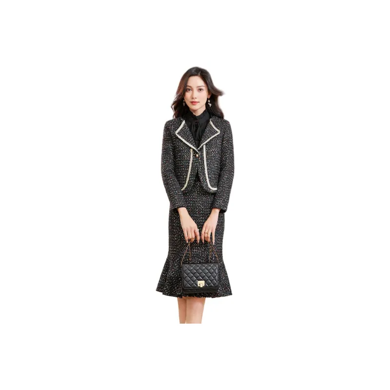 Fele.d Two Piece Skirt Sets Women's-3