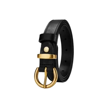 PIERRE CARDIN Cow Leather Belts Women's Brown/Burgundy/Black 2.4cm