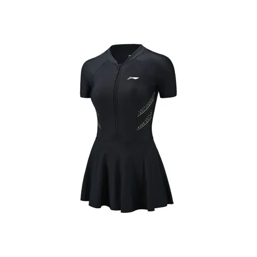 LiNing One piece Swimsuit Women's Black