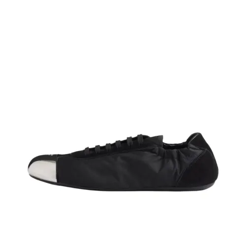 PRADA Collapse Low Top Casual Shoes Women's Black