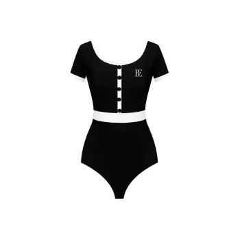 BALNEAIRE One Piece Swimsuits Women's Modern Black White