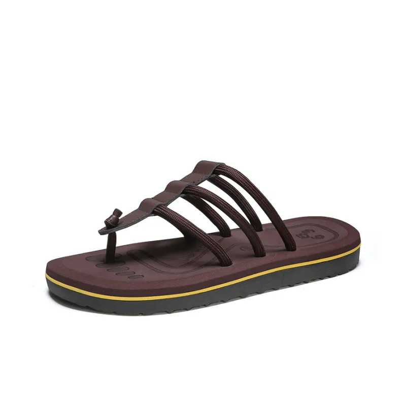 King Jinmai Quiet Odor Resistant Abrasion Resistant Slip Resistant Quick Dry Flip Flops Men's-0