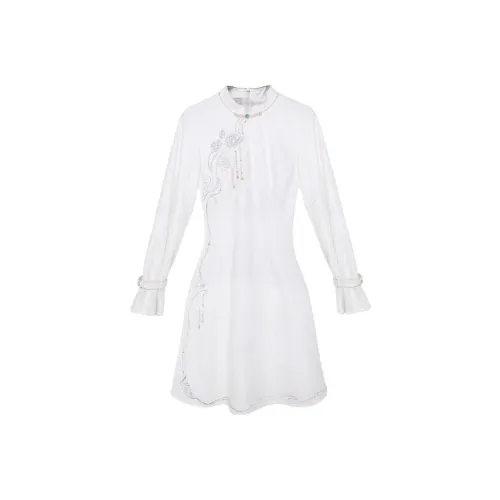 JINYE ORIENTAL Cheongsams Women's White