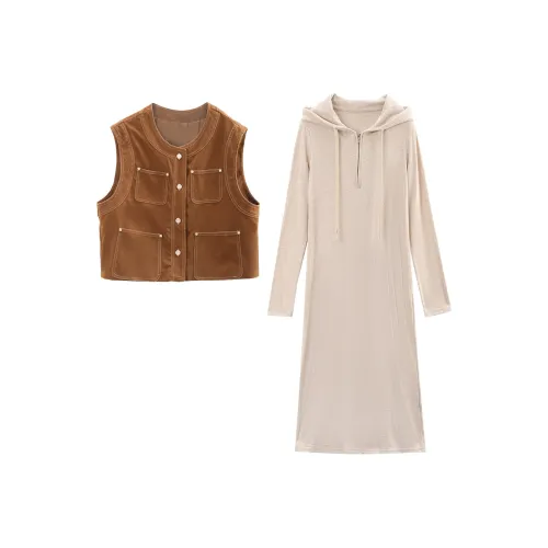 A Paradise For Awakening Skirt Set Women's Caramel