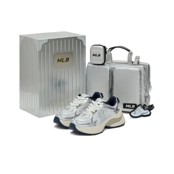 MLB New York Yankees Low Top Running Shoes Unisex Vintage Silver Gray