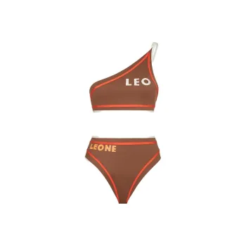 FENDI SS23 Two Piece Swimsuit Women's Brown
