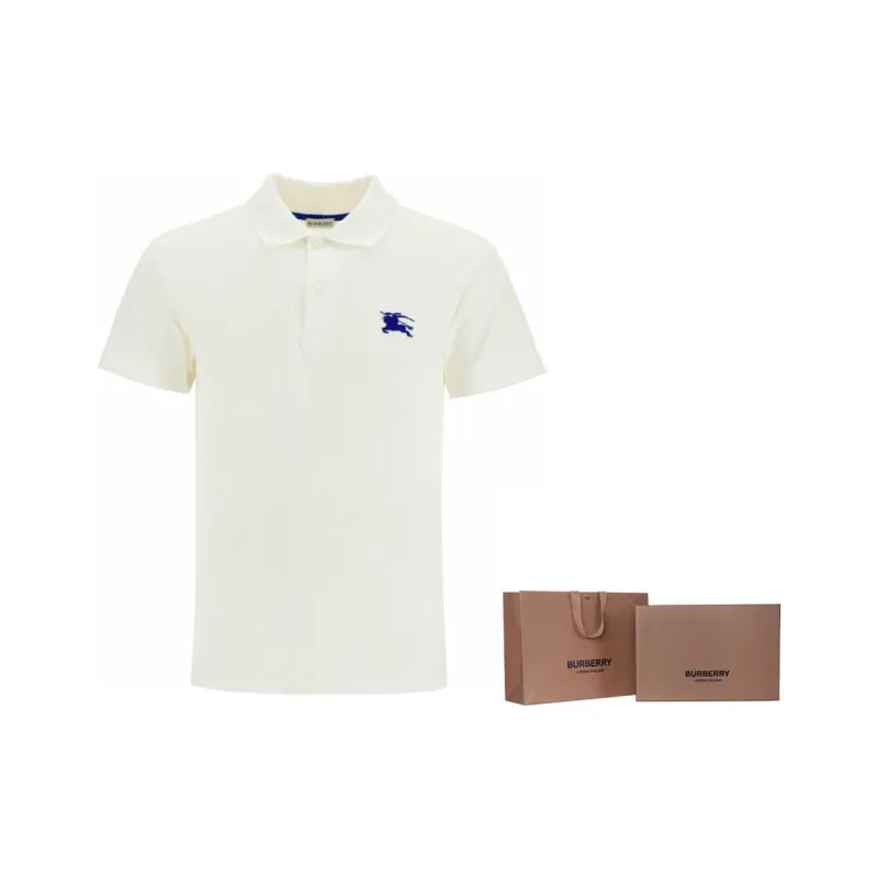 Burberry Equestrian Knight Embroidered Polo Shirt-7