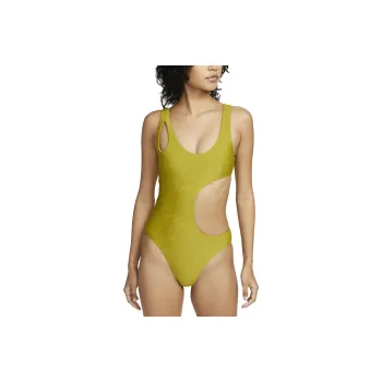 Nike One-Piece Swimsuits Women's Bright Yellow